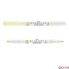 Szövegkiemelő kétvégű ZEBRA Mildliner fluorescent 1,4-4,0 mm sárga