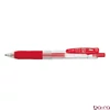Zseléstoll ZEBRA Sarasa Retractable nyomógombos 0,5 mm piros
