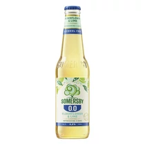 Alkoholmentes cider SOMERSBY Elderflower&Lime 0,0% 0,33L DRS