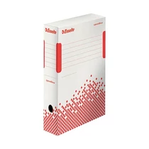 Archiváló doboz ESSELTE Speedbox A/4 80 mm karton fehér újrahasznosított Archiváló doboz ESSELTE Speedbox A/4 80 mm karton fehér újrahasznosított