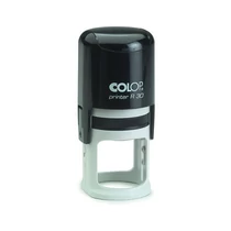 Bélyegző COLOP Printer R30 kör fekete ház fekete párna