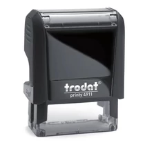 Bélyegző TRODAT 4911 fekete ház+ fekete párna FIZETVE