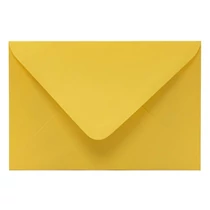 Boríték színes KASKAD LC/6 enyvezett 114x162mm 57 citromsárga 50 darabos