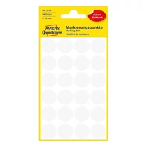 Etikett AVERY 3170 öntapadó jelölőpont fehér 18mm 96 jelölőpont/csomag Etikett AVERY 3170 öntapadó jelölőpont fehér 18mm 96 jelölőpont/csomag