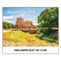Falinaptár REALSYSTEM 460x320mm fekvő Magyarország 2026. Falinaptár REALSYSTEM 460x320mm fekvő Magyarország 2026.