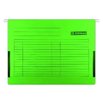 Függőmappa oldalvédelemmel DONAU A/4 karton zöld 25 darabos