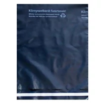 Futártasak biztonsági ragasztócsíkkal környezetbarát 45x60cm 50 mikron 100 darabos