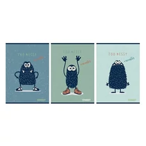 Füzet vonalas STREET A/5 54 lapos Monsters