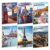 Füzet kockás ARS UNA A/4 40 lapos Extra kapcsos Cityscape