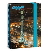 Füzetbox ARS UNA A/5 City light-Barcelona