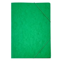 Gumis mappa A/4 prespán zöld 345 g