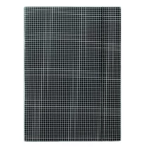 Gumis mappa DONAU A/4 karton kockás fekete