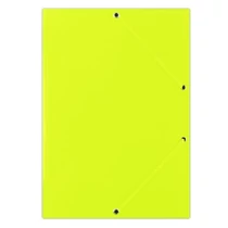 Gumis mappa DONAU A/4 karton sárga