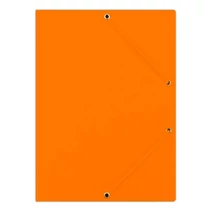 Gumis mappa DONAU A/4 prespán narancssárga