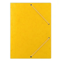 Gumis mappa DONAU A/4 prespán sárga