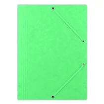 Gumis mappa DONAU A/4 prespán zöld