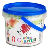 Gyurma ICO Süni színes 8 színű vödörben 700 g