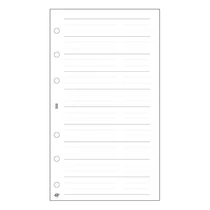 Gyűrűs kalendárium betét SATURNUS M320/F telefon bianco fehér lapos