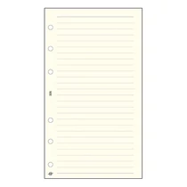 Gyűrűs kalendárium betét SATURNUS M326 vonalas jegyzetlap sárga lapos