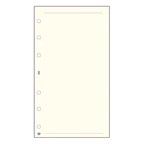 Gyűrűs kalendárium betét SATURNUS S325 sima jegyzetlap sárga lapos