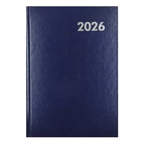 Határidőnapló ALISCA A/5 napi fehér lapos kék 2026.