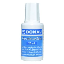 Hibajavító folyadék DONAU ecsetes oldószeres 20 ml