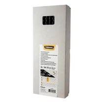 Iratspirál műanyag FELLOWES 10mm fekete műanyag spirál 41-55 lap 100 darabos