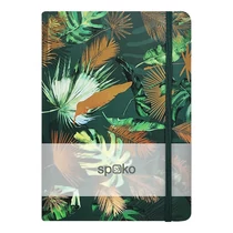 Jegyzetfüzet vonalas SPOKO A/5 96 lapos gumis keményfedeles levelek