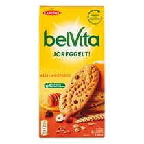 Keksz BELVITA Jó Reggelt! mézes és mogyorós multipack 300 g