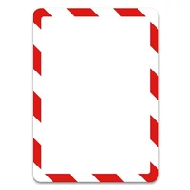 Mágneses tasak DJOIS Magneto biztonsági A/4 piros-fehér 2 darabos