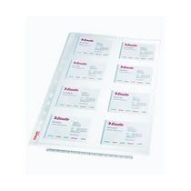 Névjegytartó ESSELTE lefűzhető A/4 8 darabos (16 férőhelyes)