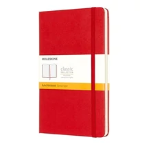 Notesz vonalas MOLESKINE QP060R "L" keményfedeles piros Notesz vonalas MOLESKINE QP060R "L" keményfedeles piros