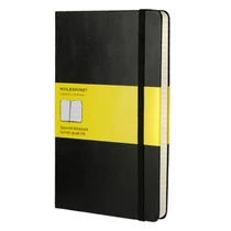 Notesz kockás MOLESKINE QP061 "L" keményfedeles fekete Notesz kockás MOLESKINE QP061 "L" keményfedeles fekete