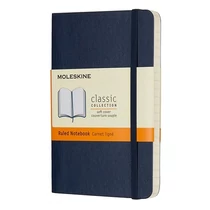 Notesz vonalas MOLESKINE QP611B20 "P" puhafedeles zafirkék Notesz vonalas MOLESKINE QP611B20 "P" puhafedeles zafirkék