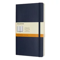 Notesz vonalas MOLESKINE QP616B20 "L" puhafedeles zafirkék Notesz vonalas MOLESKINE QP616B20 "L" puhafedeles zafirkék