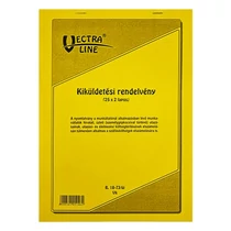 Nyomtatvány kiküldetési rendelvény VECTRALINE álló A/4 25x2 példányos