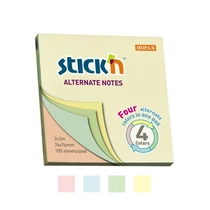 Öntapadós jegyzettömb STICK`N 76x76mm pasztell mix 100 lap Öntapadós jegyzettömb STICK`N 76x76mm pasztell mix 100 lap