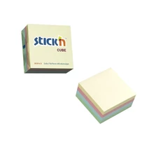 Öntapadós jegyzettömb STICK`N 76x76mm pasztell mix 400 lap Öntapadós jegyzettömb STICK`N 76x76mm pasztell mix 400 lap