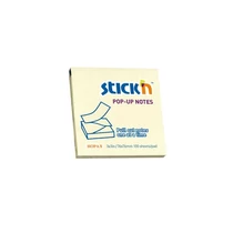 Öntapadós jegyzettömb STICK`N 76x76mm z-hajtott sárga 100 lap Öntapadós jegyzettömb STICK`N 76x76mm z-hajtott sárga 100 lap