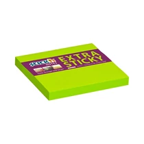 Öntapadós jegyzettömb STICK`N extra erős 76x76mm neon zöld 90 lap Öntapadós jegyzettömb STICK`N extra erős 76x76mm neon zöld 90 lap
