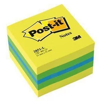 Öntapadós jegyzettömb 3M Post-it LP2051L 51x51mm mini kocka lime 400 lap Öntapadós jegyzettömb 3M Post-it LP2051L 51x51mm mini kocka lime 400 lap