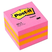 Öntapadós jegyzettömb 3M Post-it LP2051P 51x51mm mini kocka vegyes pink 400 lap Öntapadós jegyzettömb 3M Post-it LP2051P 51x51mm mini kocka vegyes pink 400 lap