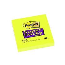 Öntapadós jegyzettömb 3M Post-it 76x76mm Super Sticky 12x90 lap Öntapadós jegyzettömb 3M Post-it 76x76mm Super Sticky 12x90 lap