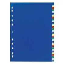 Regiszter DURABLE műanyag A/4 1-31 számos-színes