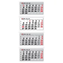 Speditőr naptár REALSYSTEM 4 tömbös 4 havi üres fejrész 2026.