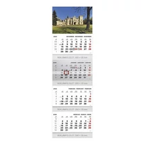 Speditőr naptár TOPTIMER T073 4 tömbös 4 havi Kastély 2026.