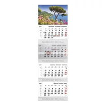 Speditőr naptár TOPTIMER T073 4 tömbös 4 havi Táj 2026.