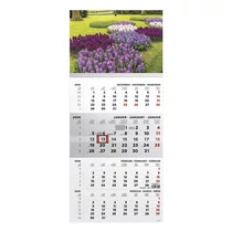 Speditőr naptár TOPTIMER T079 1 tömbös 4 havi Kert 2026.