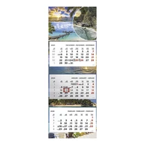 Speditőr naptár TOPTIMER T080 3 tömbös 3 havi Beach 2026.