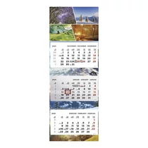 Speditőr naptár TOPTIMER T080 3 tömbös 3 havi Évszakok 2026.